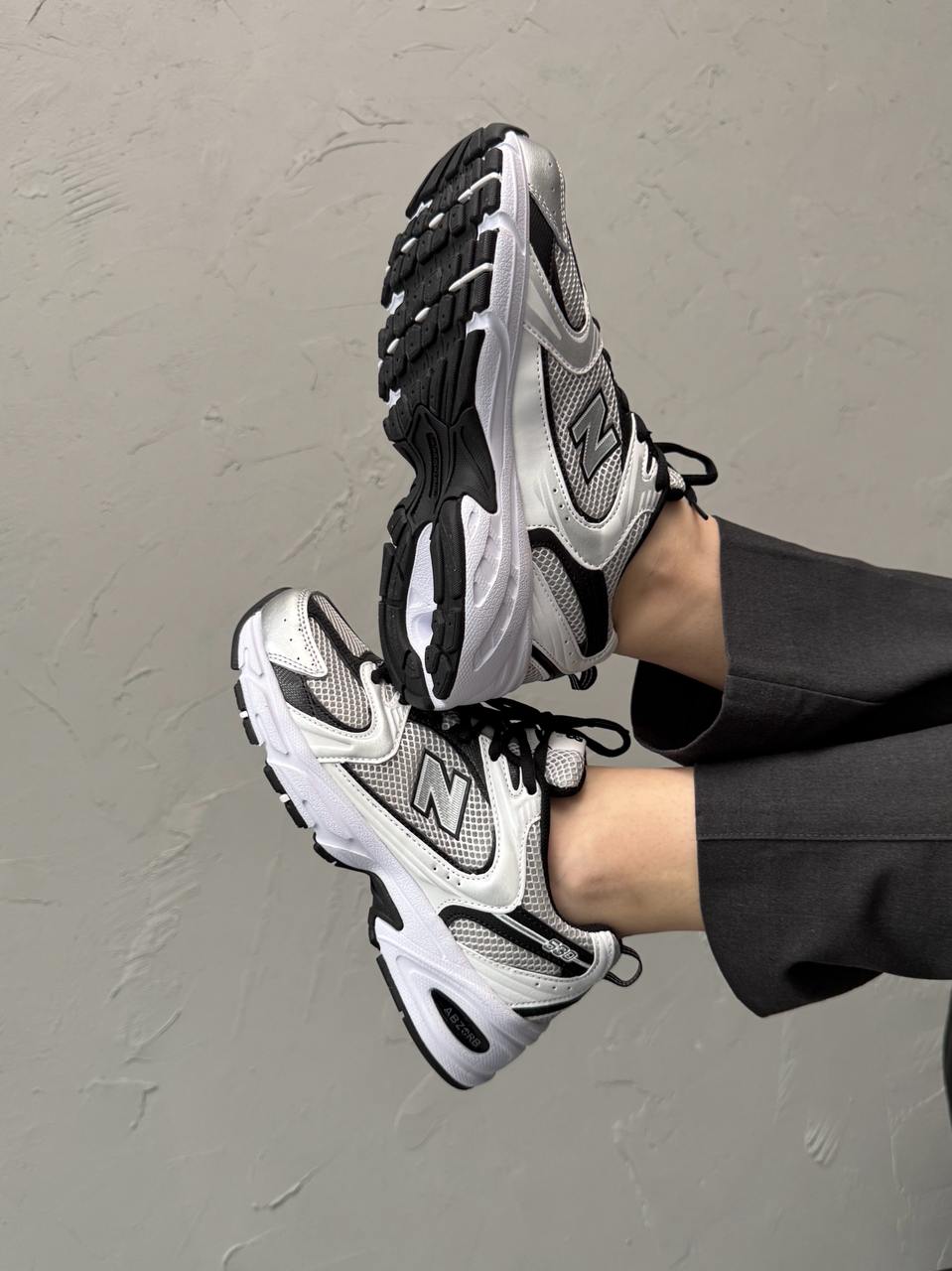 New Balance 530 White Silver Black - oceanhype - 