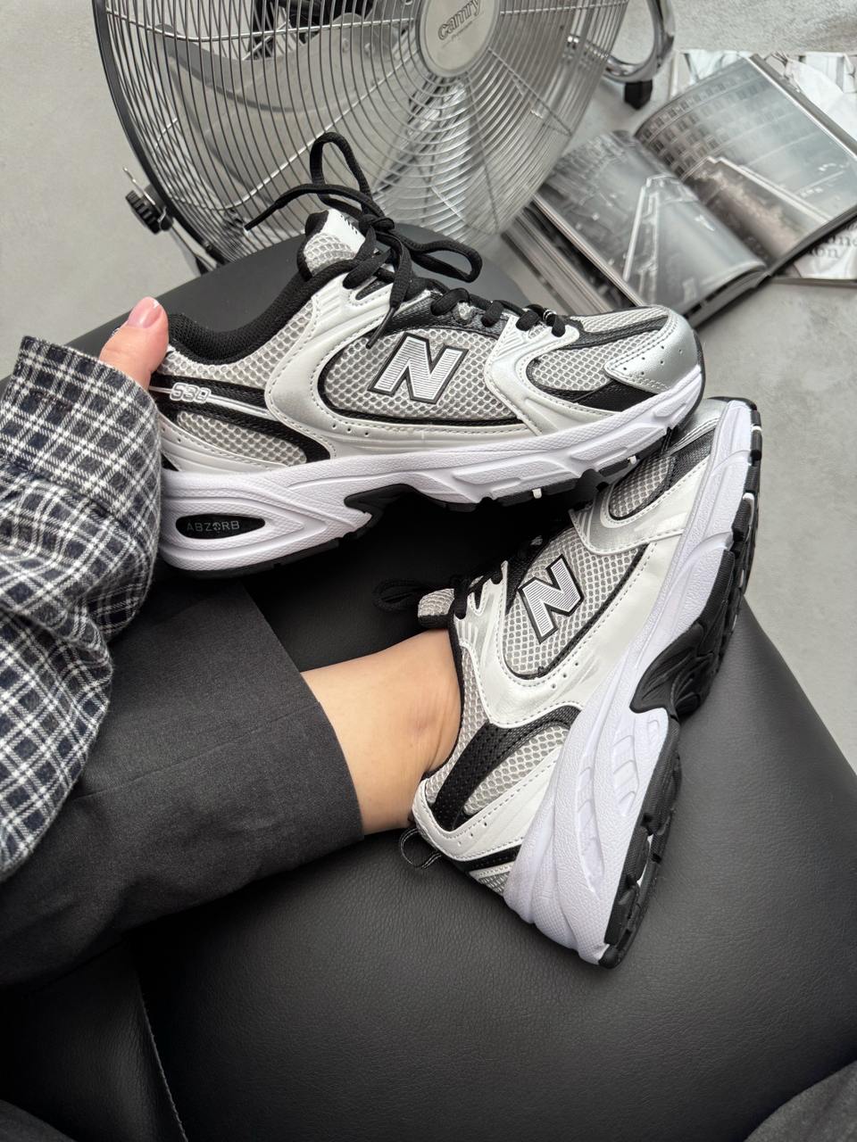 New Balance 530 White Silver Black - oceanhype - 