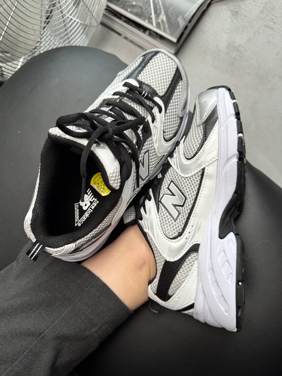 New Balance 530 White Silver Black - oceanhype - 