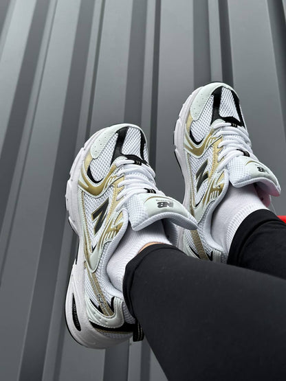 New Balance 530 White Silver Gold - oceanhype - 