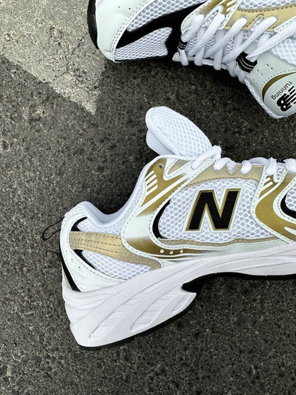 New Balance 530 White Silver Gold - oceanhype - 