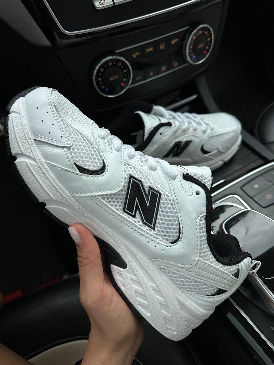 New Balance 530 White Black - oceanhype - 