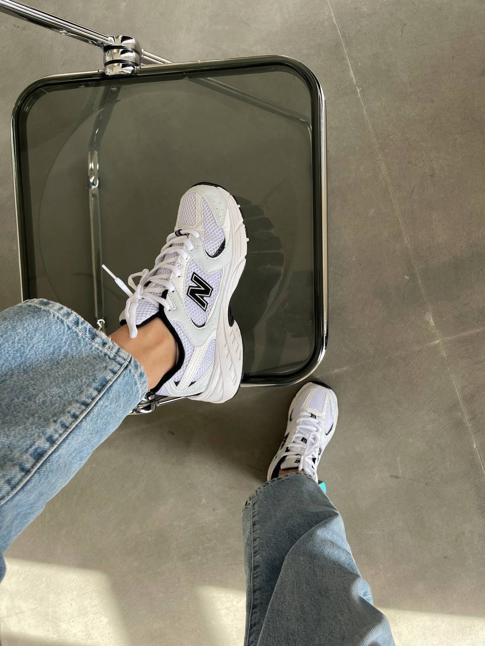 New Balance 530 White Black - oceanhype - 
