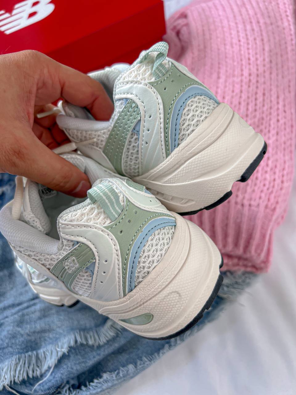 New Balance 530 Beige Mint - oceanhype - 