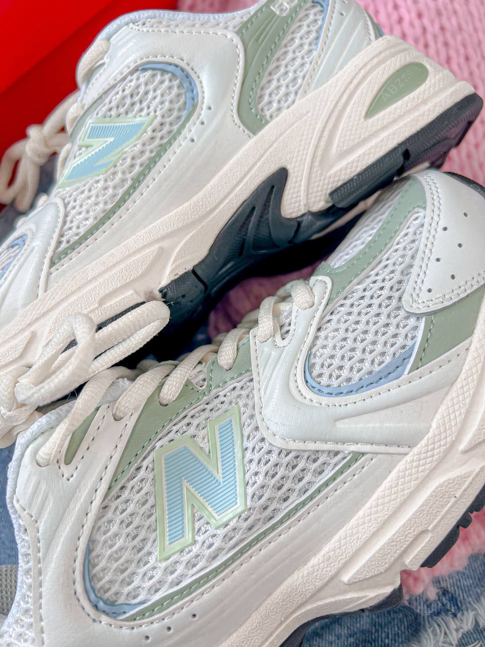 New Balance 530 Beige Mint - oceanhype - 