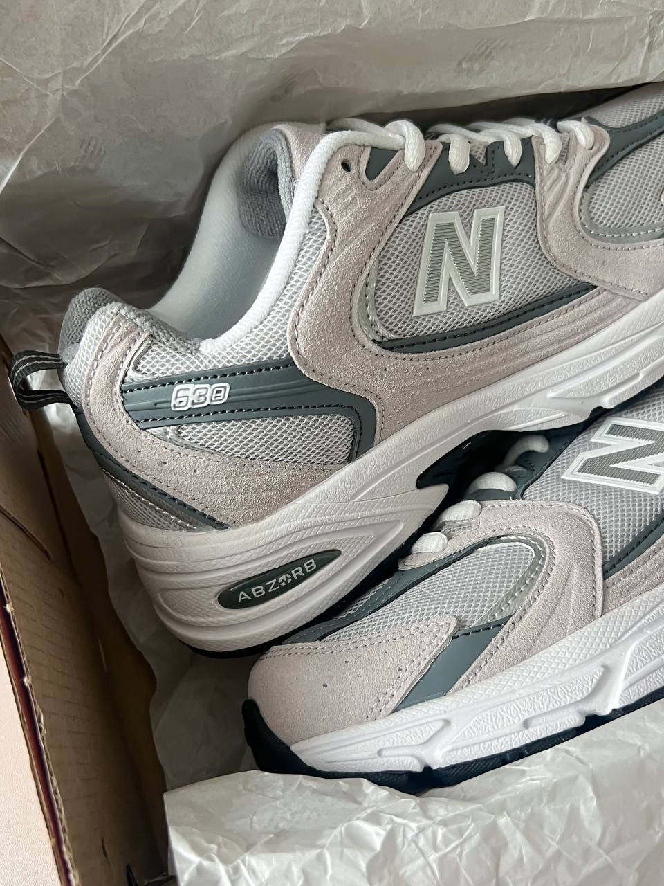 New Balance 530 Grey White - oceanhype - 