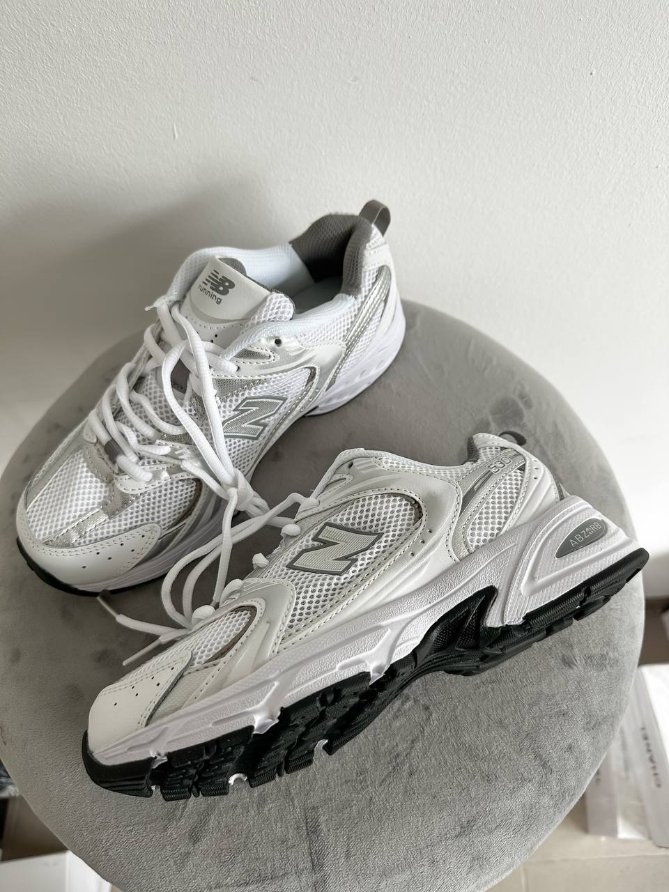 New Balance 530 White Grey Silver - oceanhype - 
