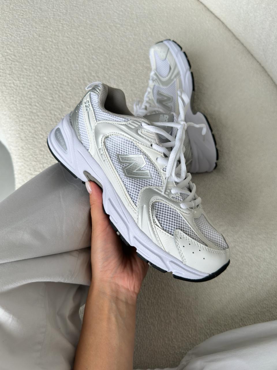 New Balance 530 Silver White - oceanhype - 