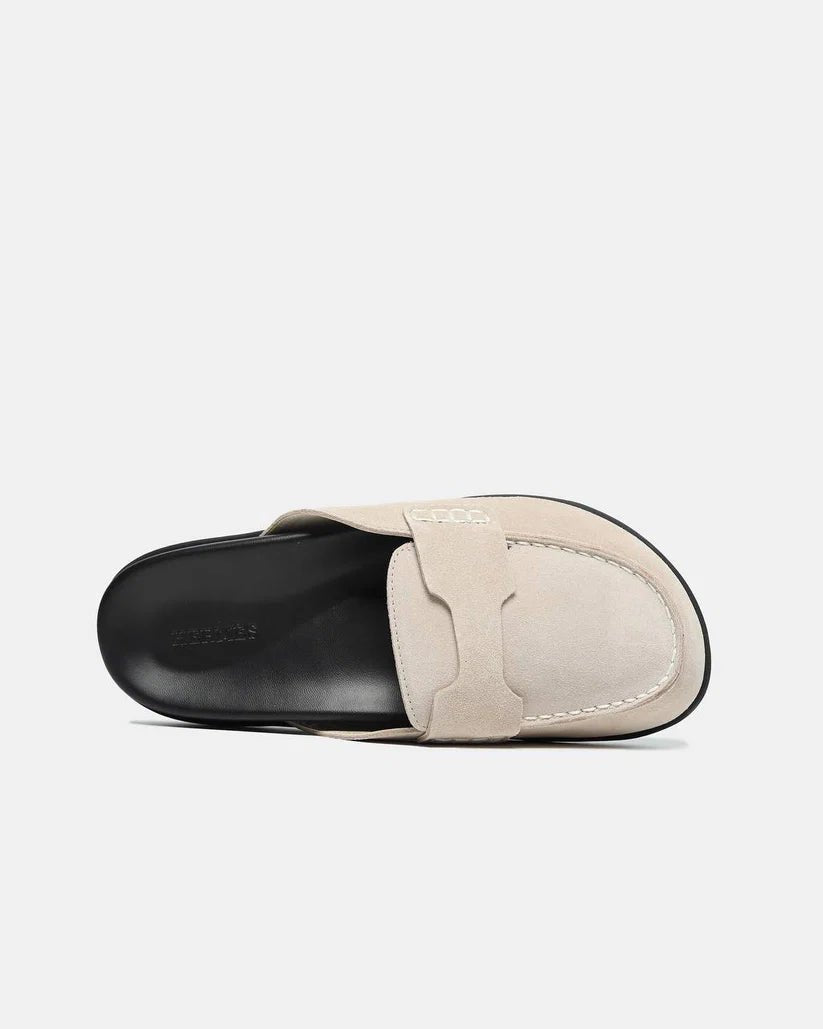 Hermes Mule Beige Suede - oceanhype - 