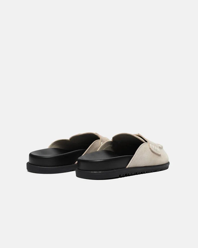 Hermes Mule Beige Suede - oceanhype - 