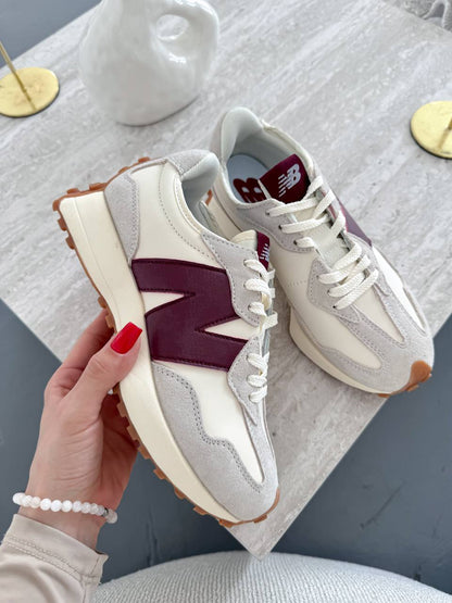 New balance 327 White Dark Red - oceanhype - 