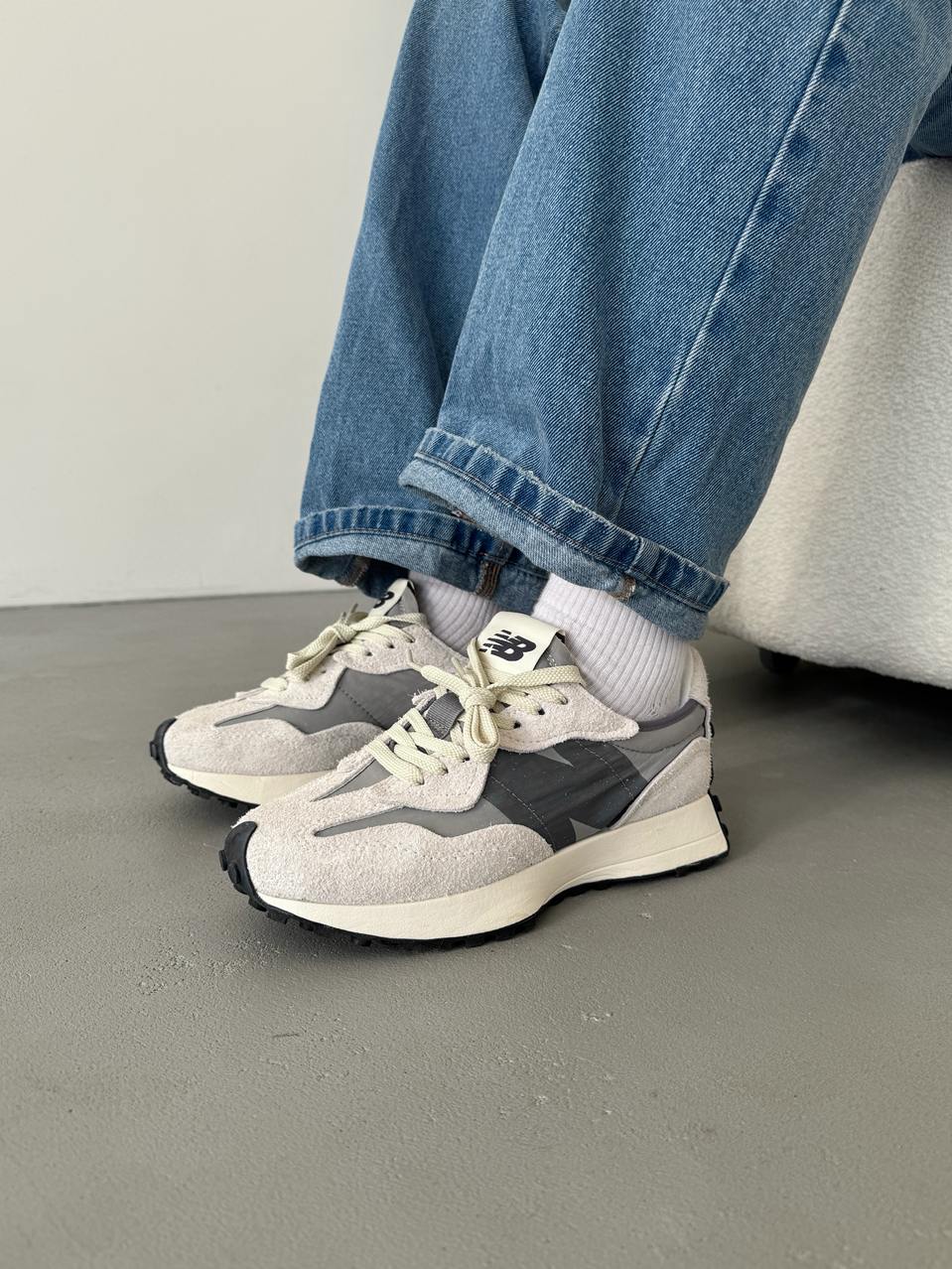 New balance 327 Beige Grey - oceanhype - 