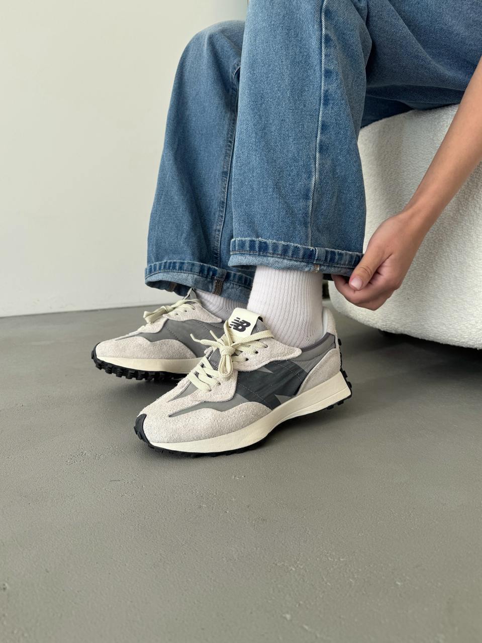 New balance 327 Beige Grey - oceanhype - 