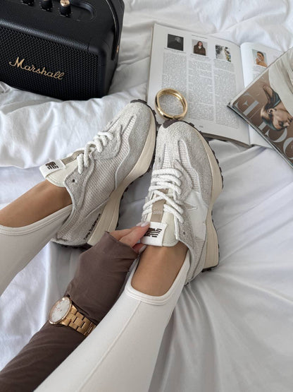 New Balance 327 Beige White - oceanhype - 