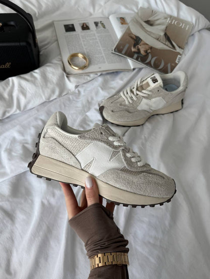 New Balance 327 Beige White - oceanhype - 