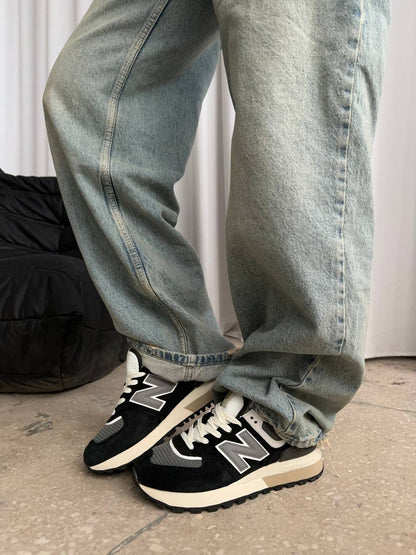 New Balance 574 Legacy Black Grey - oceanhype - 