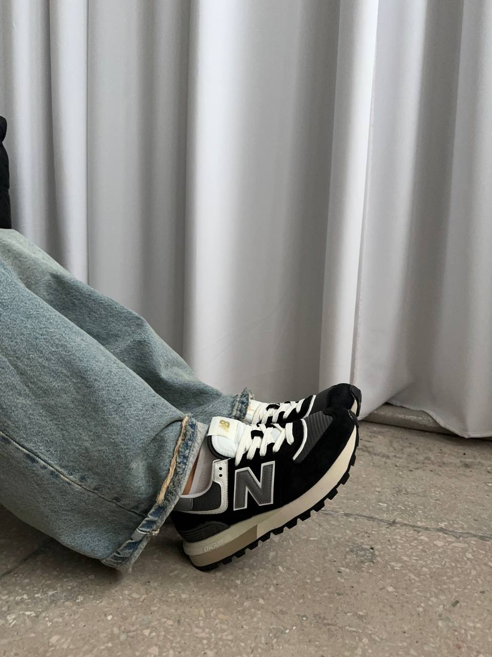 New Balance 574 Legacy Black Grey - oceanhype - 