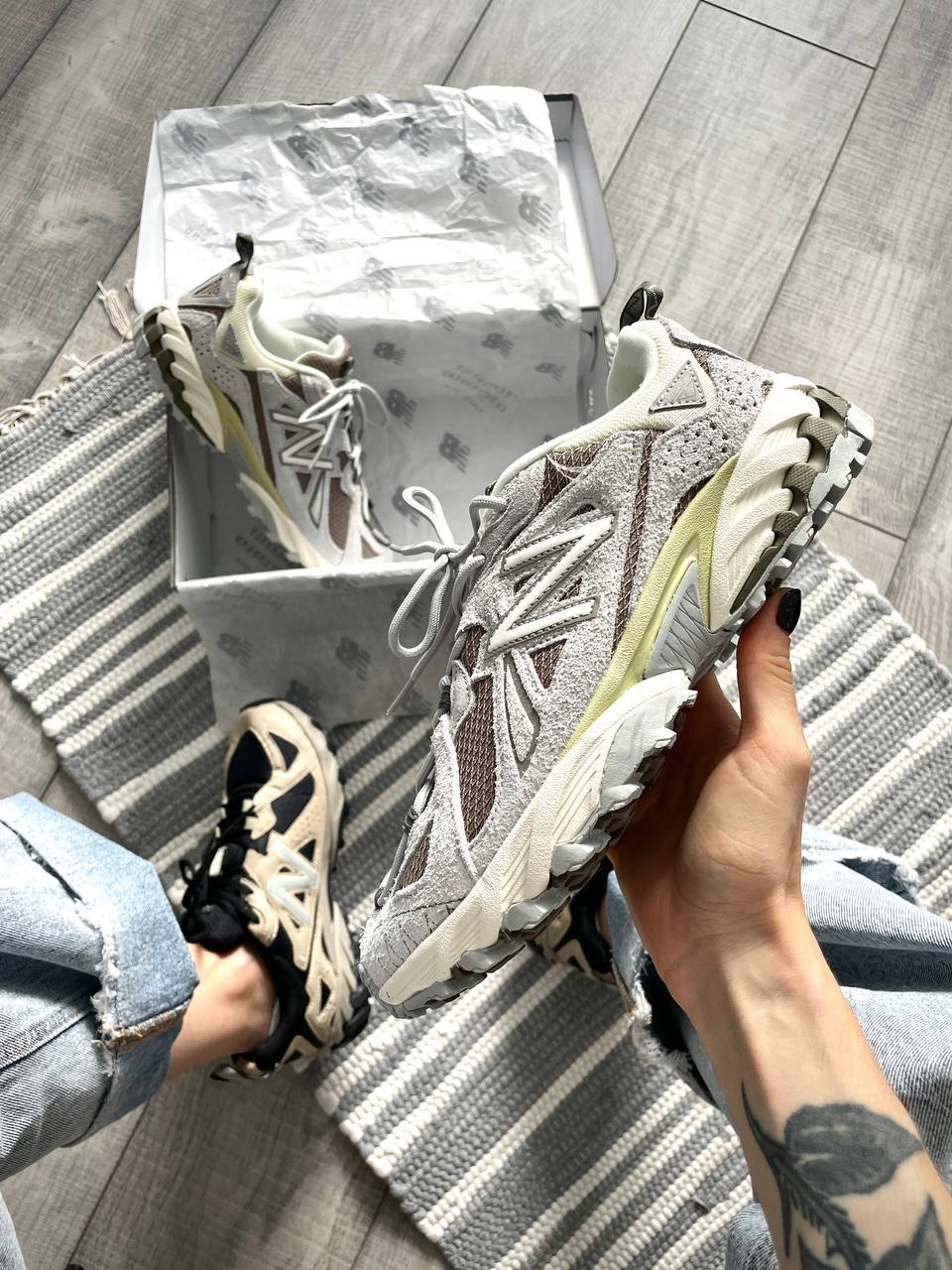 New Balance 610 Brighton Grey Mushroom - oceanhype - 