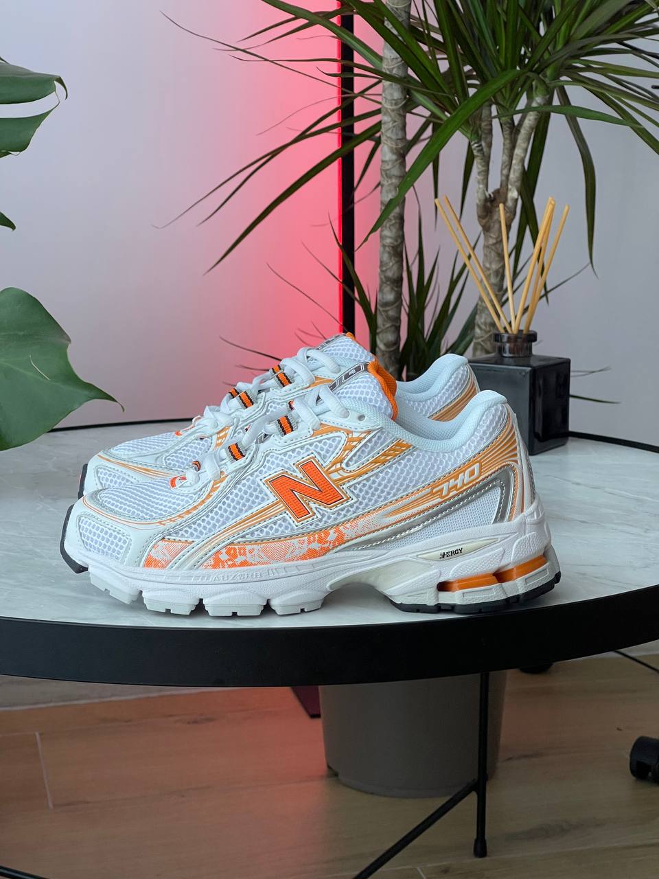 New Balance 740 White Orange - oceanhype - 