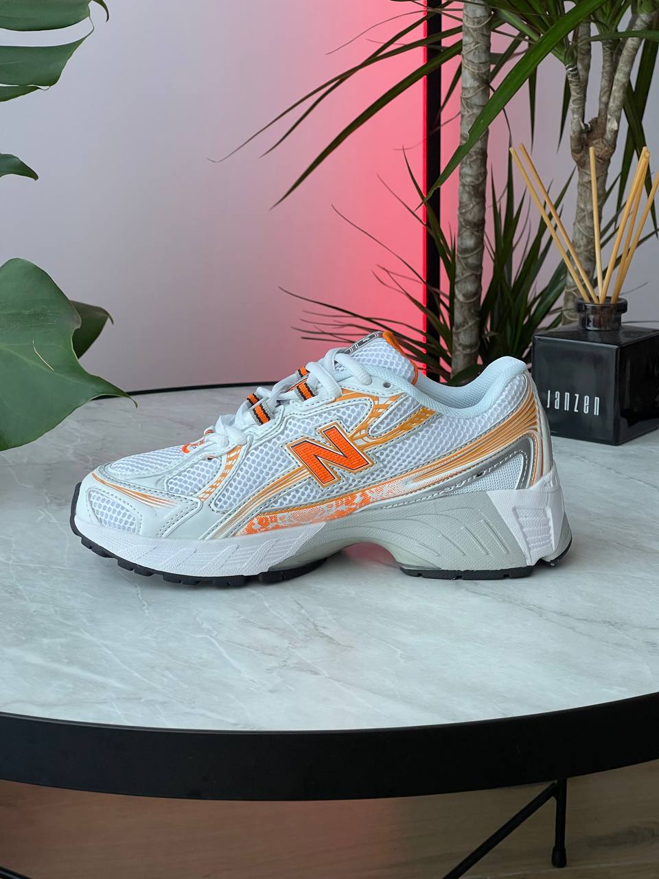 New Balance 740 White Orange - oceanhype - 
