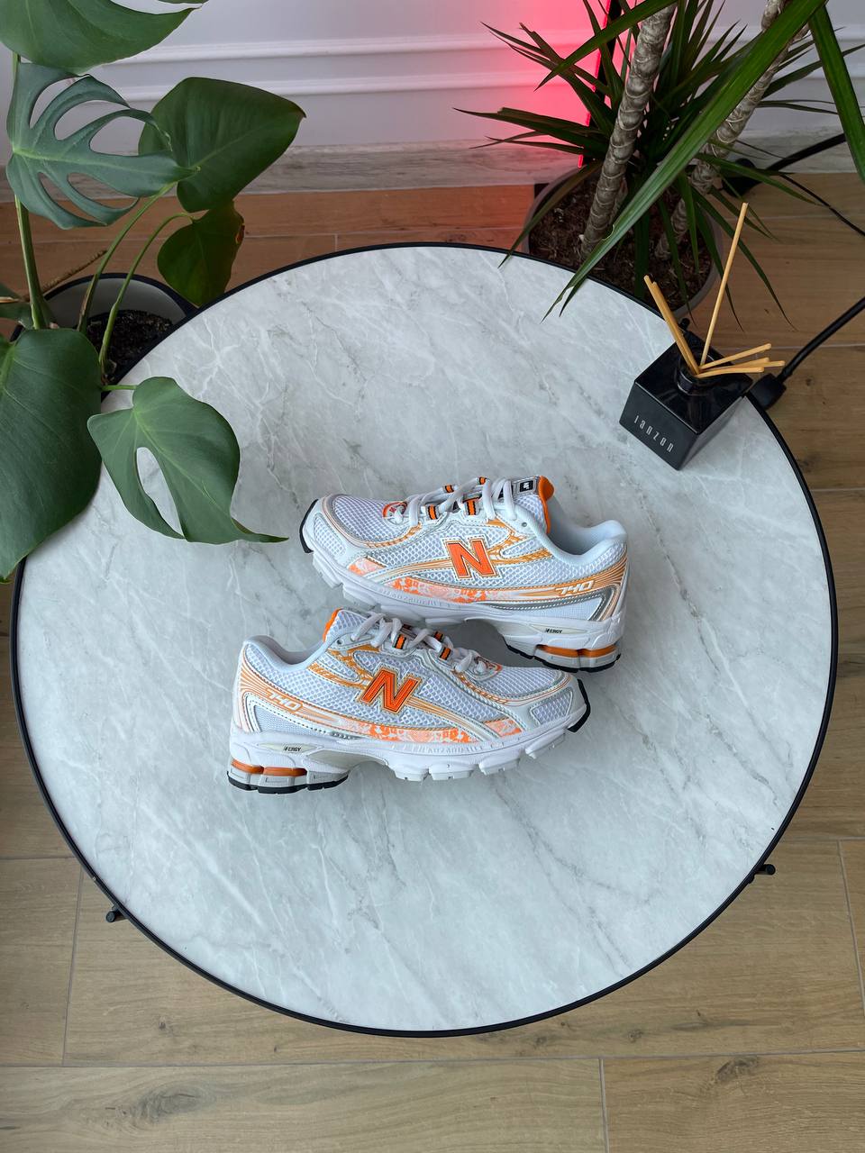New Balance 740 White Orange - oceanhype - 