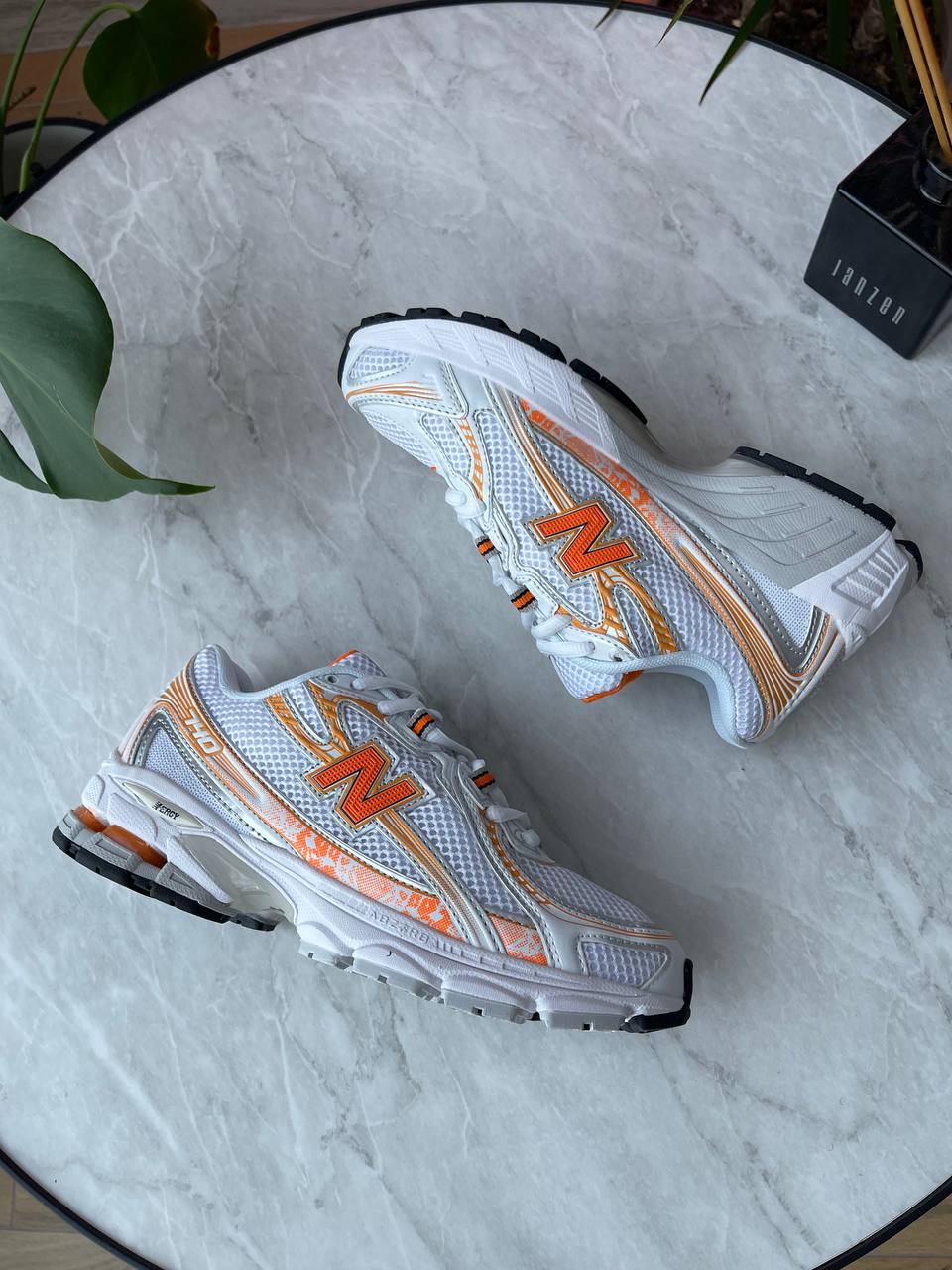 New Balance 740 White Orange - oceanhype - 