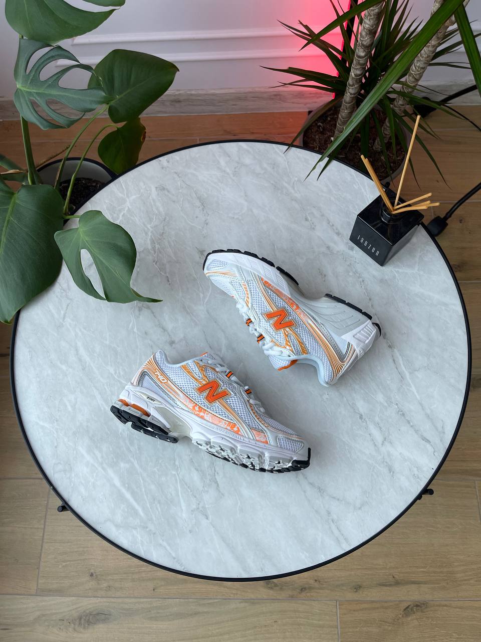 New Balance 740 White Orange - oceanhype - 