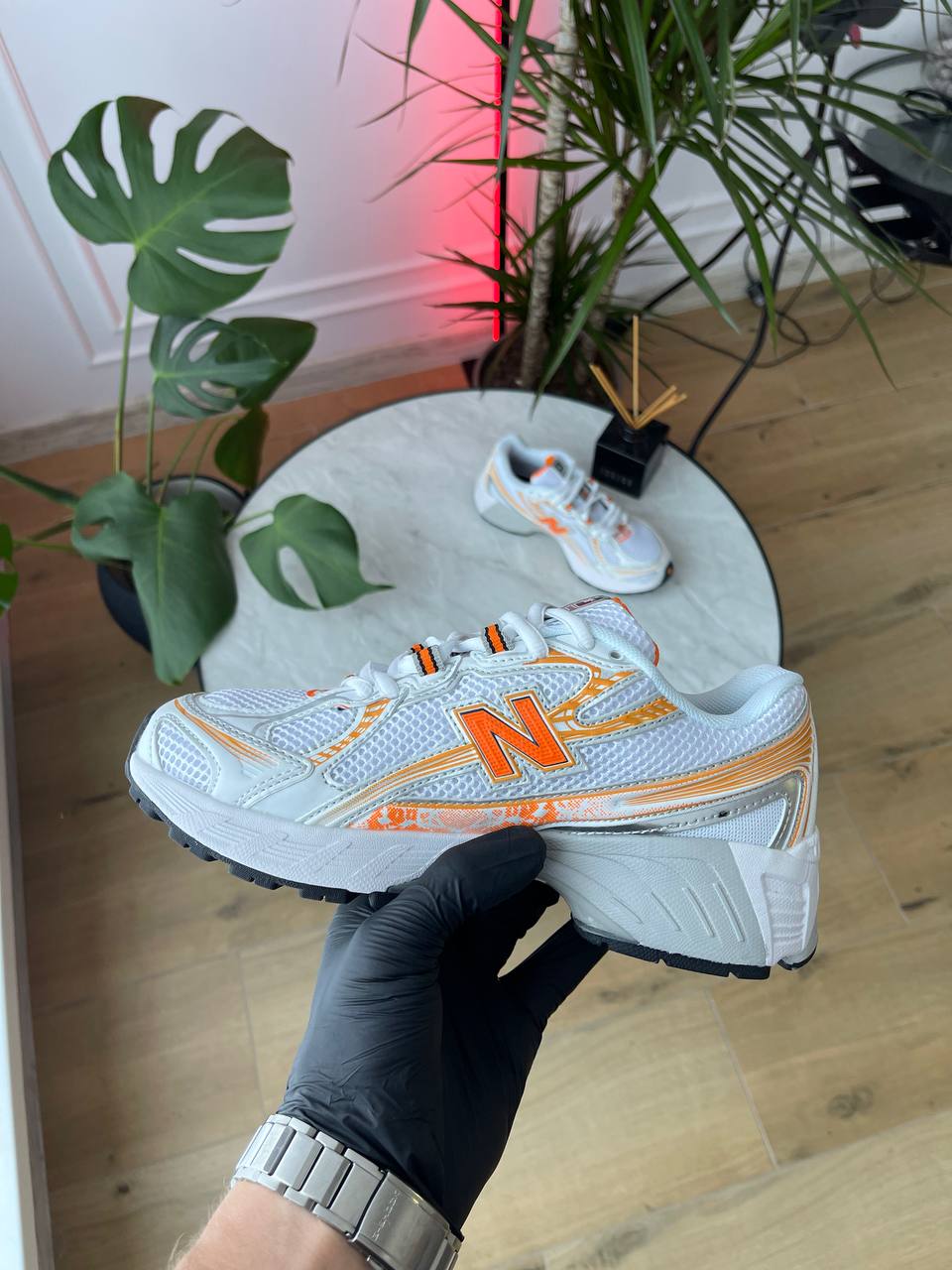 New Balance 740 White Orange - oceanhype - 