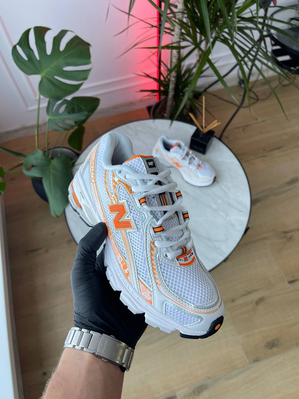 New Balance 740 White Orange - oceanhype - 