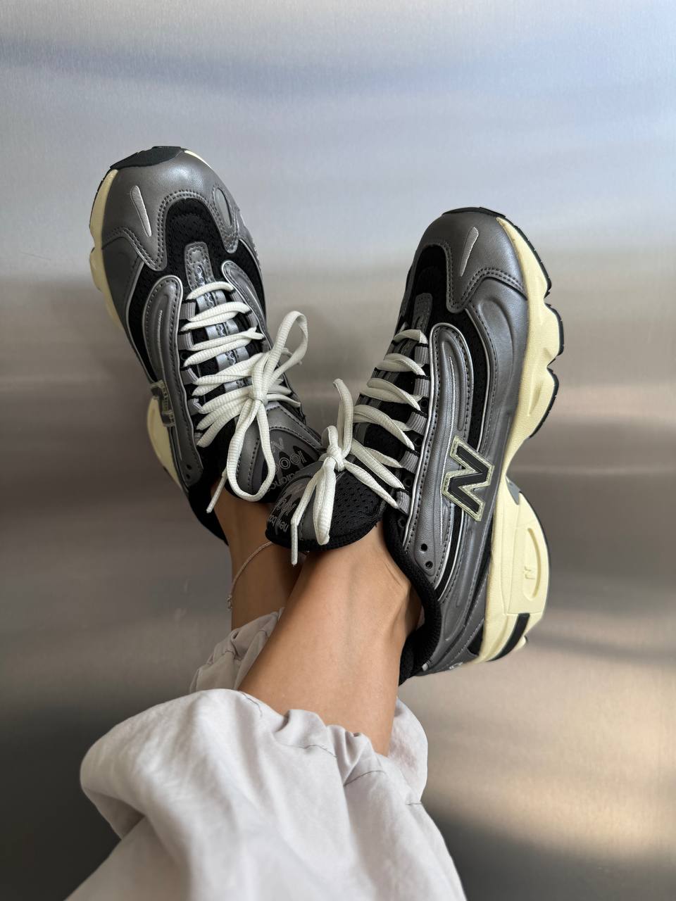 New Balance 1000 Silver Metallic - oceanhype - 