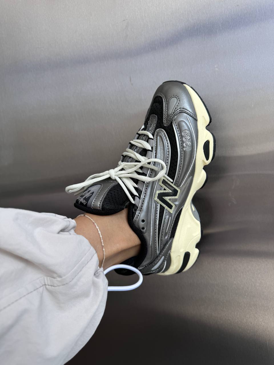 New Balance 1000 Silver Metallic - oceanhype - 