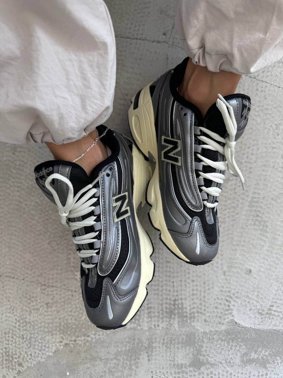 New Balance 1000 Silver Metallic - oceanhype - 