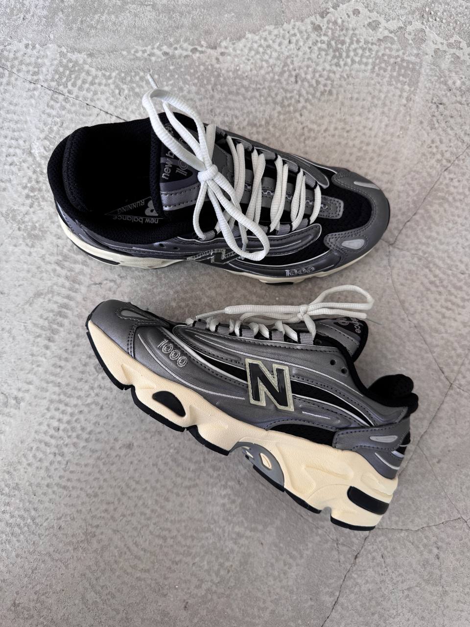 New Balance 1000 Silver Metallic - oceanhype - 