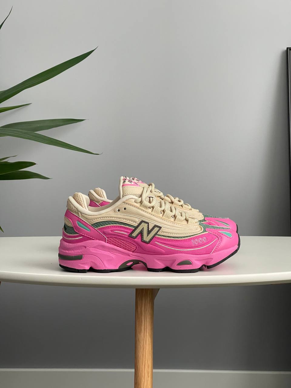 New Balance 1000 Tan Pink Green - oceanhype - 
