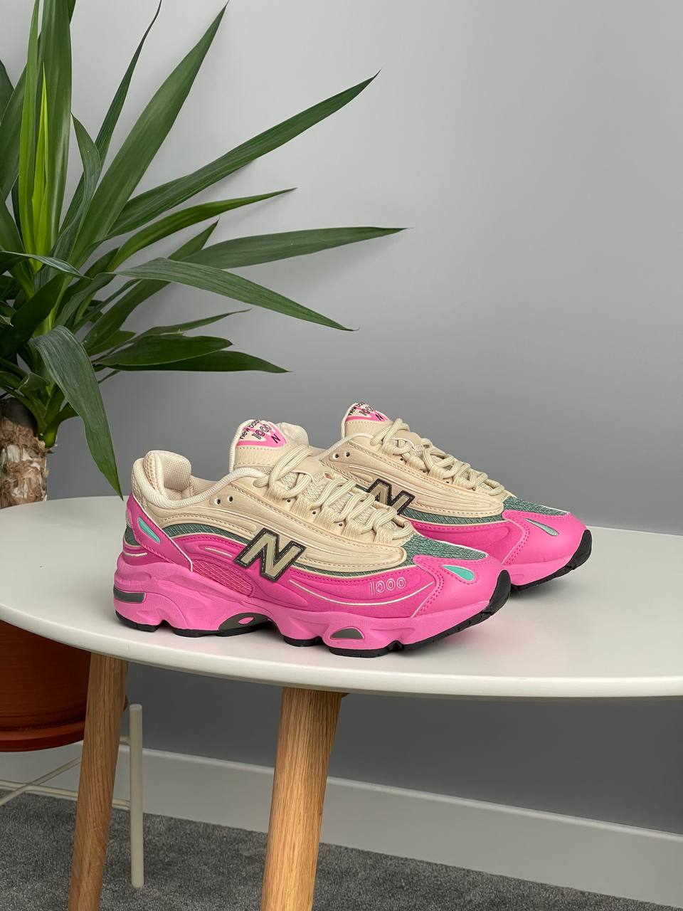 New Balance 1000 Tan Pink Green - oceanhype - 