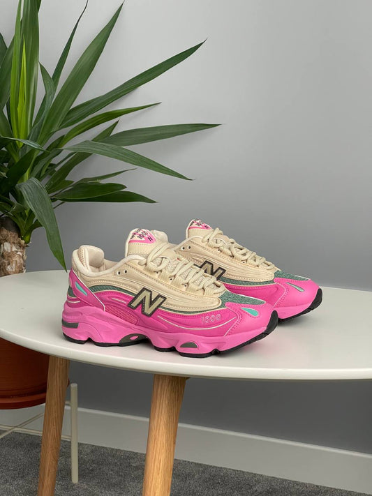 New Balance 1000 Tan Pink Green - oceanhype - 