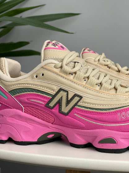 New Balance 1000 Tan Pink Green - oceanhype - 