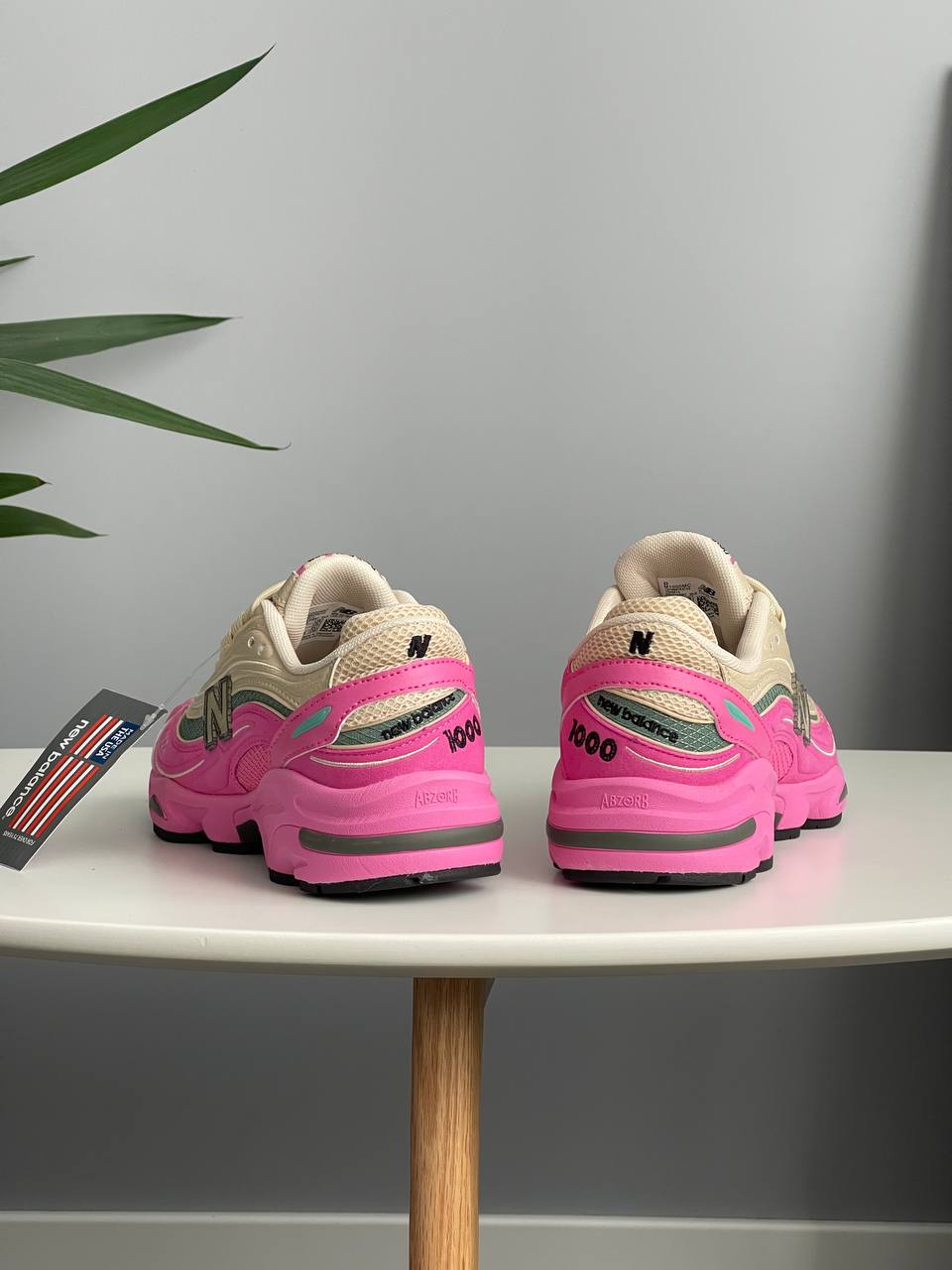 New Balance 1000 Tan Pink Green - oceanhype - 