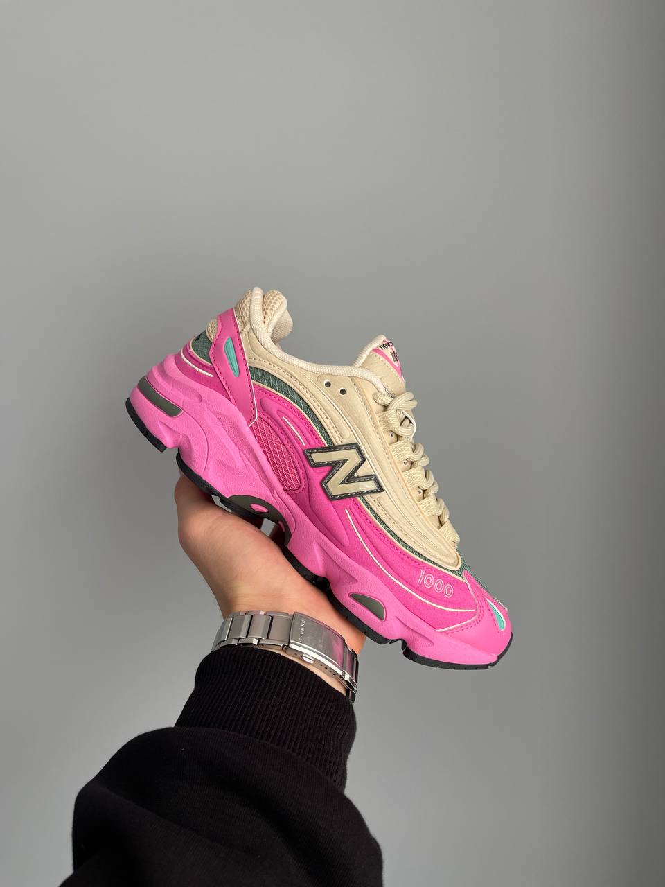 New Balance 1000 Tan Pink Green - oceanhype - 