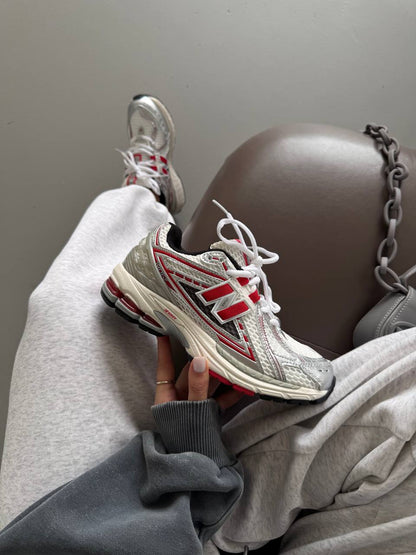 New Balance 1906R Silver Classic Crimson - oceanhype - 