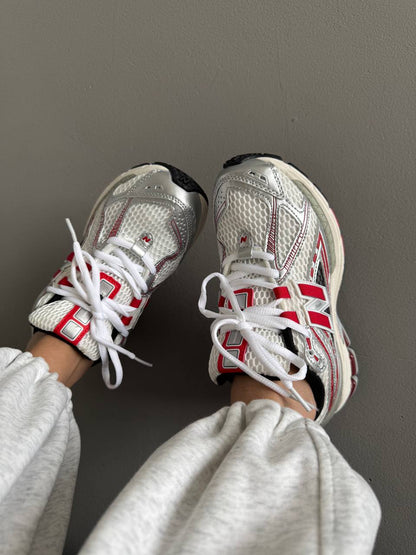New Balance 1906R Silver Classic Crimson - oceanhype - 
