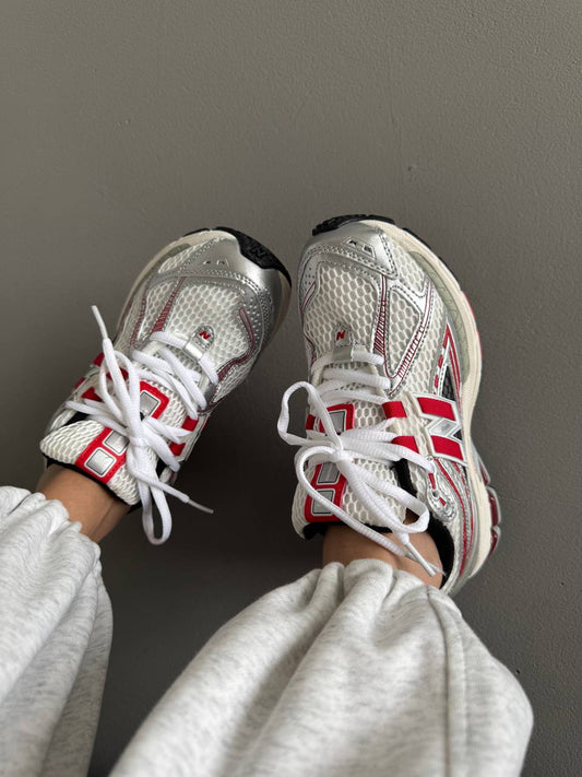 New Balance 1906R Silver Classic Crimson - oceanhype - 