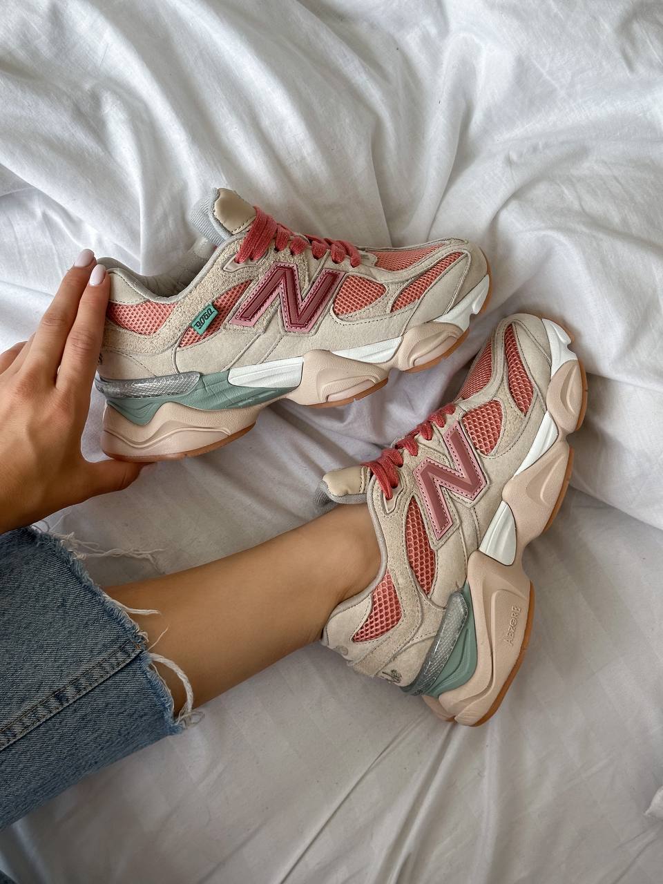 New Balance 9060 Joe Freshgoods Inside Voices Penny Cookie Pink - oceanhype - 