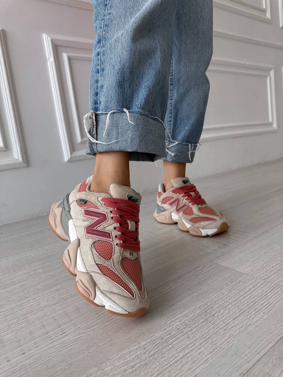 New Balance 9060 Joe Freshgoods Inside Voices Penny Cookie Pink - oceanhype - 
