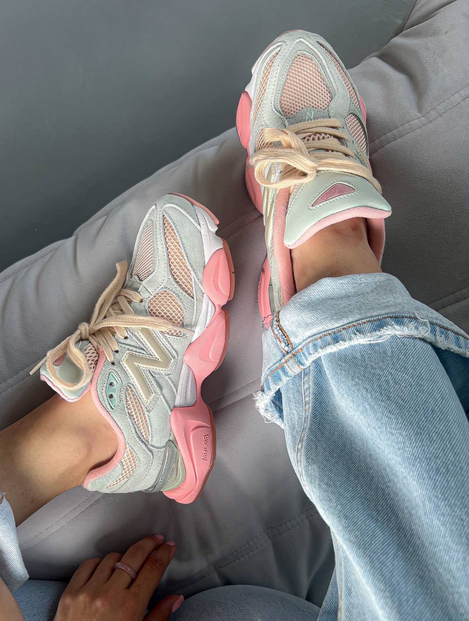 New Balance 9060 Joe Freshgoods Inside Voices Baby Shower Blue - oceanhype - 