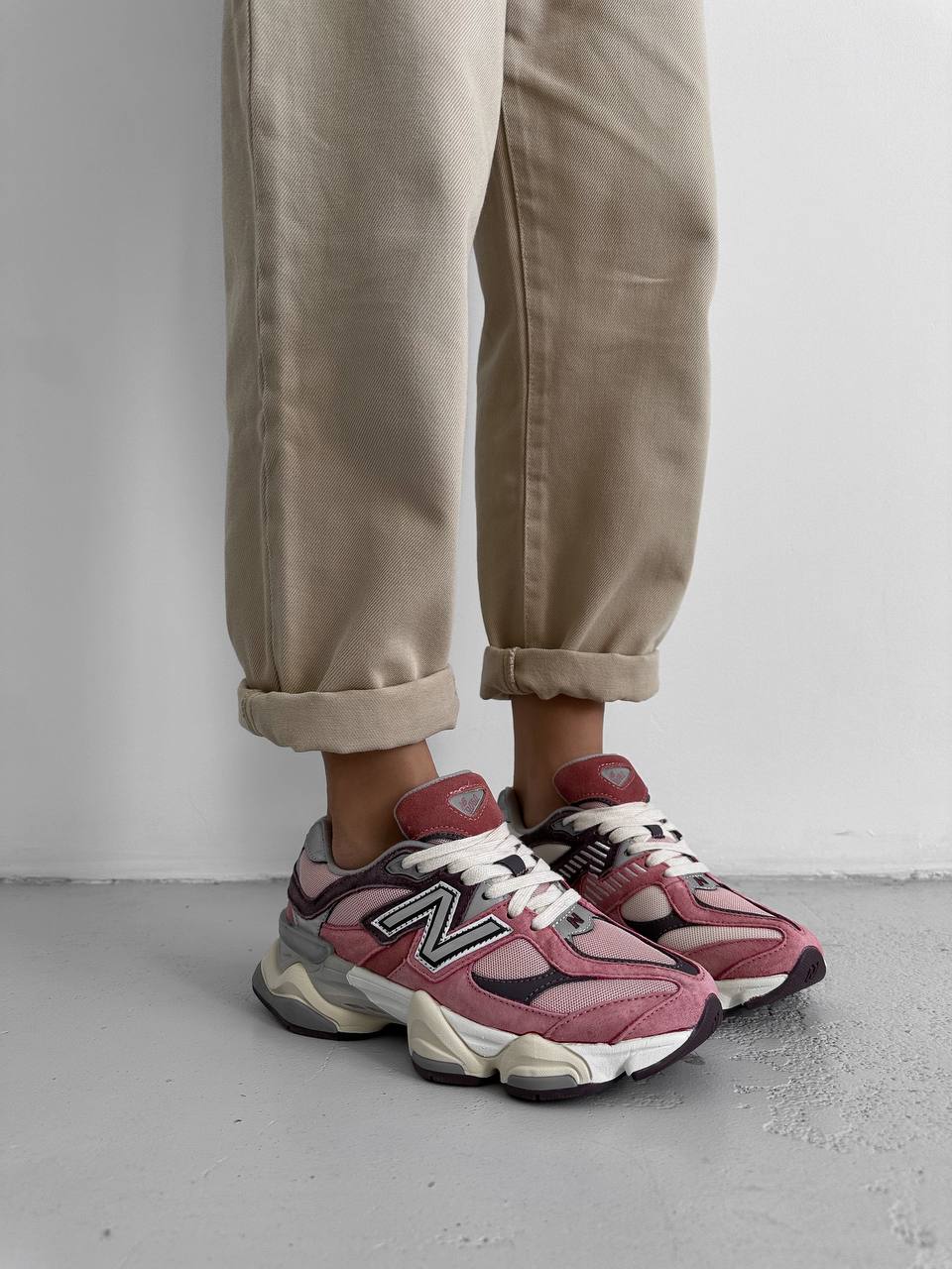 New Balance 9060 Cherry Blossom Pack Mineral Red - oceanhype - 