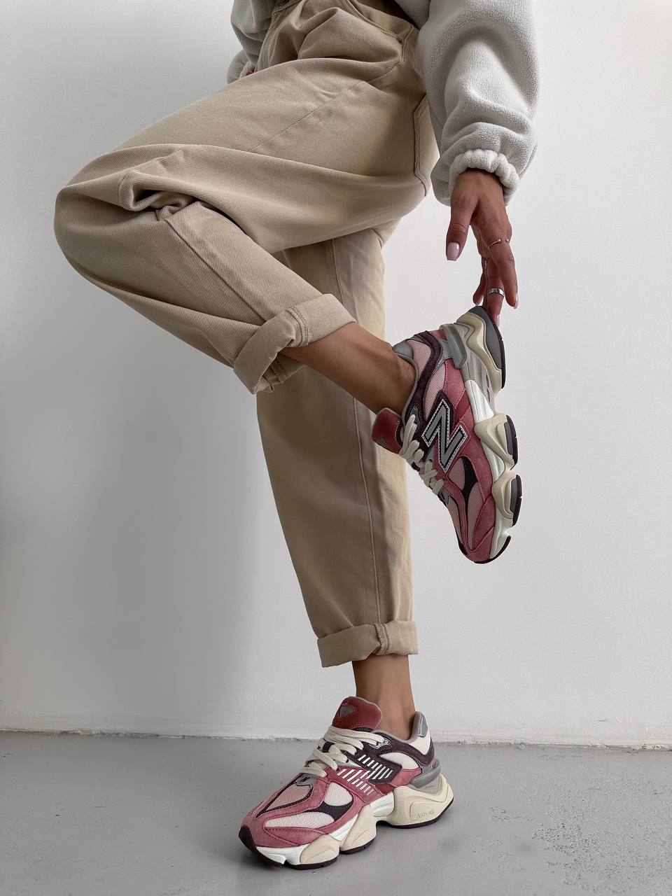 New Balance 9060 Cherry Blossom Pack Mineral Red - oceanhype - 