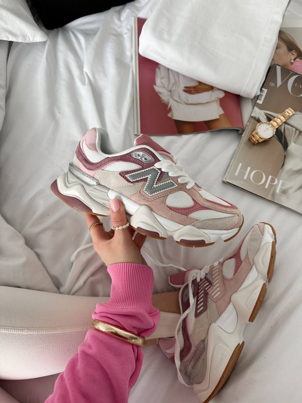 New Balance 9060 Pink Beige - oceanhype - 