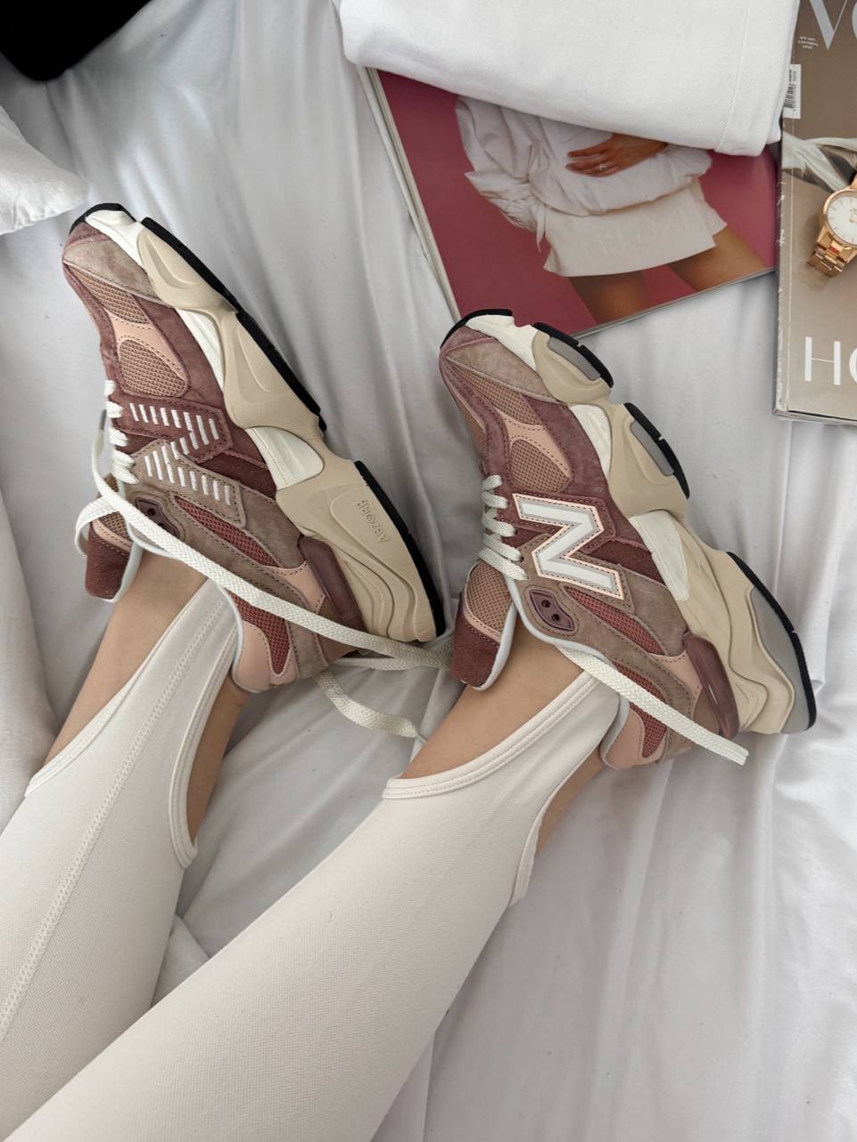 New Balance 9060 Beige Brown - oceanhype - 