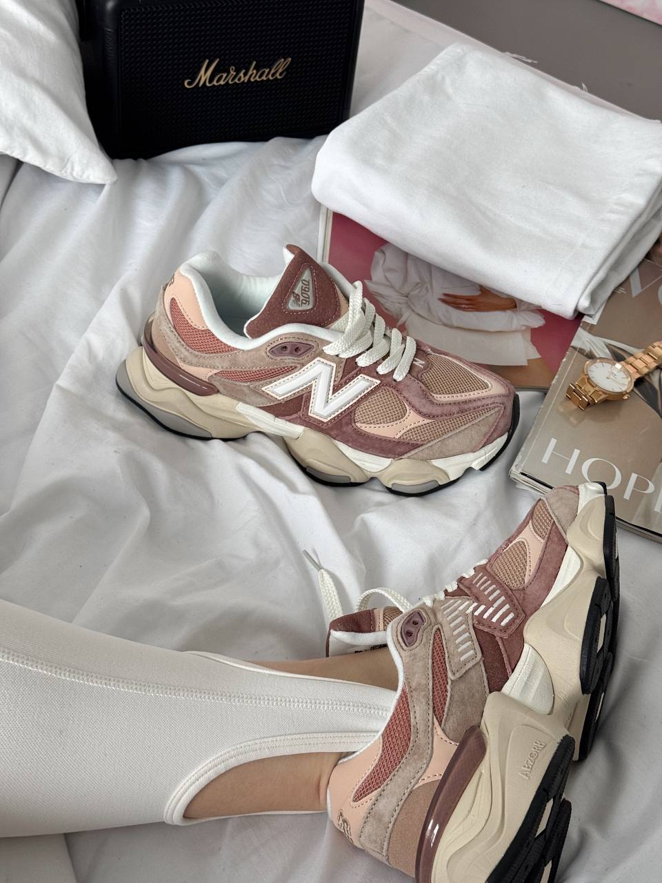 New Balance 9060 Beige Brown - oceanhype - 